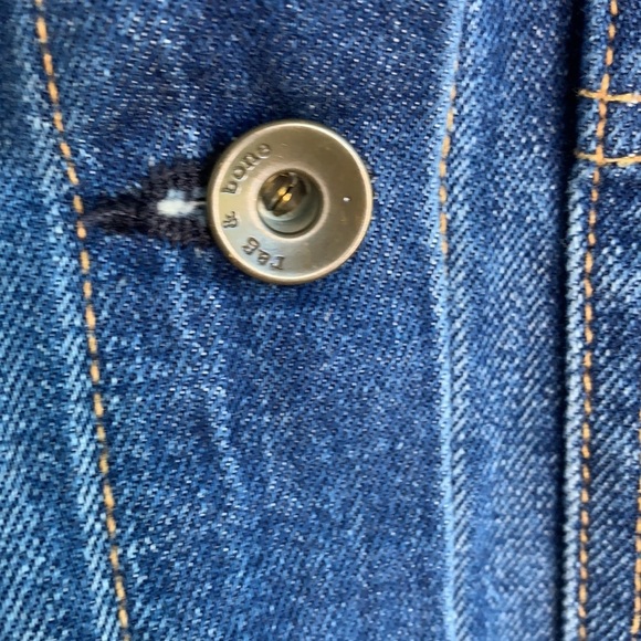 Rag & Bone Denim Button Down Jean Pencil Raw Hem Skirt sz 24 - Picture 6 of 9